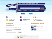 Tablet Screenshot of encontrasaude.com.br